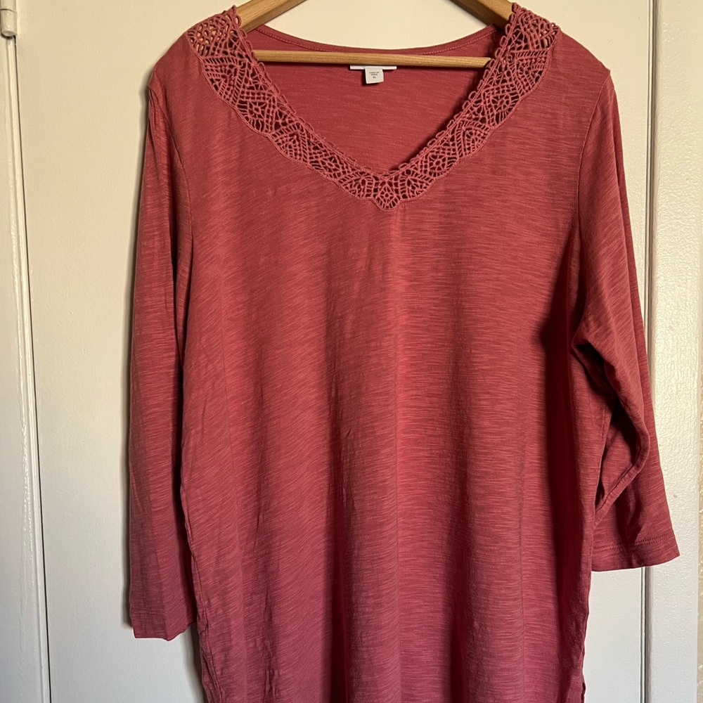 J. Jill 3/4 Sleeve Blouse size XL